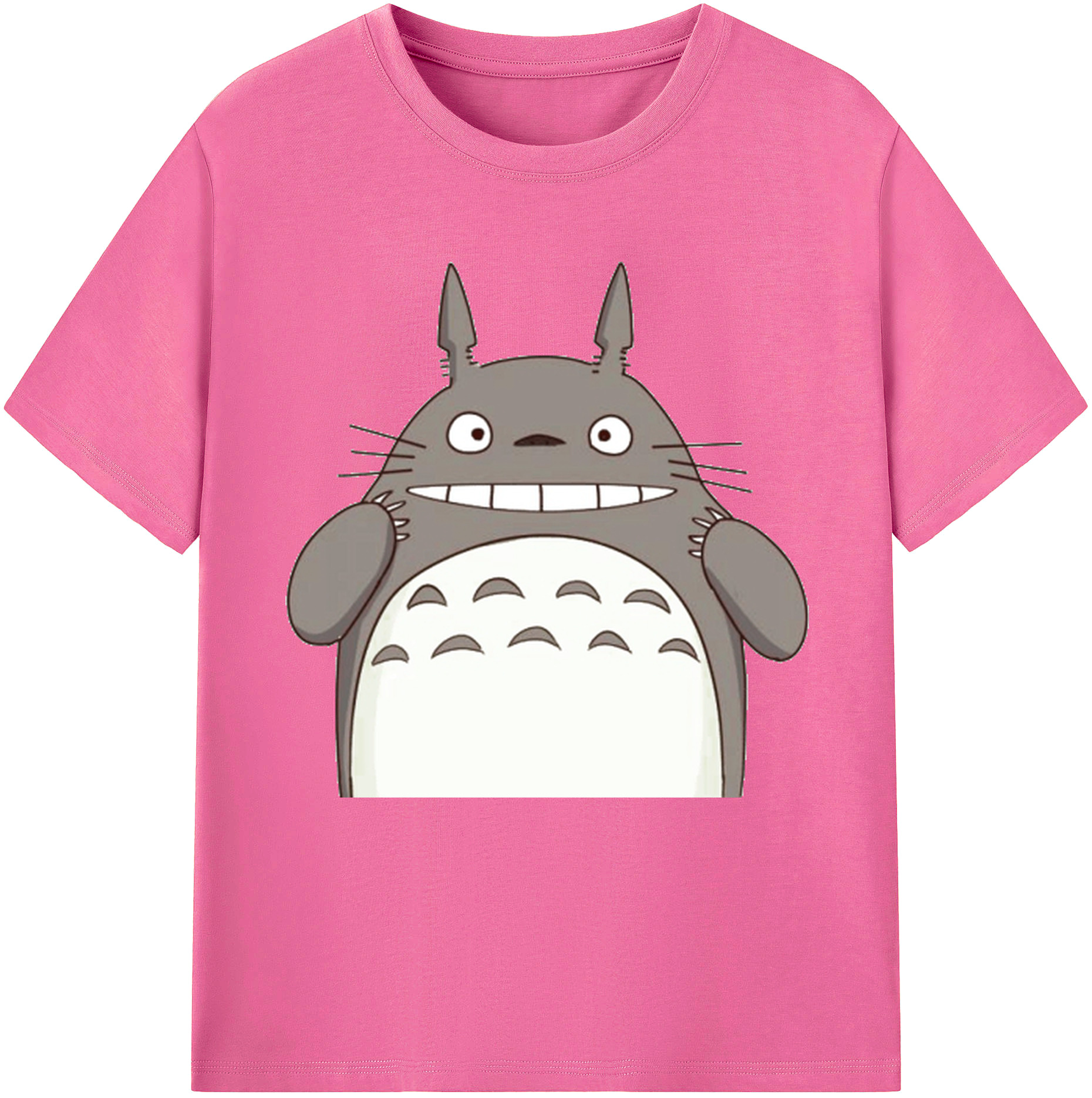 （画像用） となりのトトロ 草壁メイ 草壁サツキ My Neighbor Totoro Satsuki Kusakabe Mei Kusakabe レディースカジュアルプリントTシャツ（綿100％）